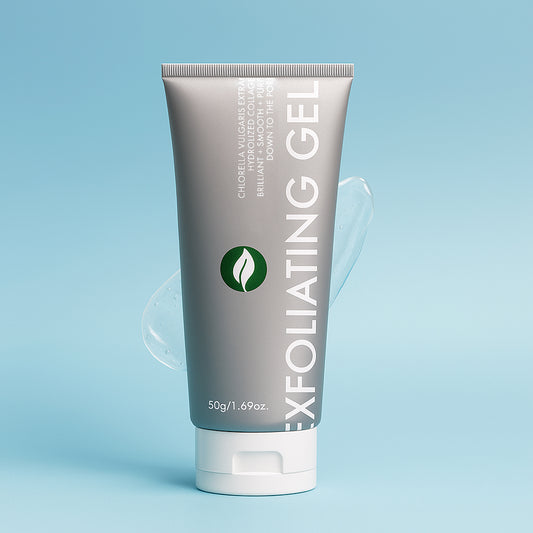 Radiant Renewal Exfoliating Gel – Chlorella & Collagen Infusion (50g)
